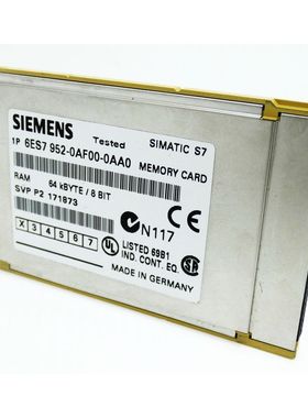 Siemens Simatic S7 6ES7 952-0AF00-0AA0 E:2 64kByte Memory Ca