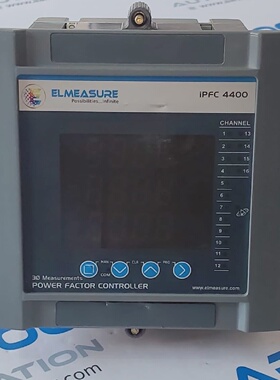 USED ELMEASURE IPFC 4400 POWER FACTOR CONTROLLER 3D MEASUREM
