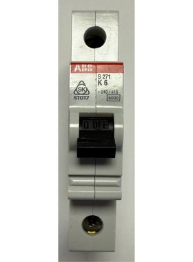 ABB Sicherungsautomat 1-polig / 6A / ~240/415V / S271-K6