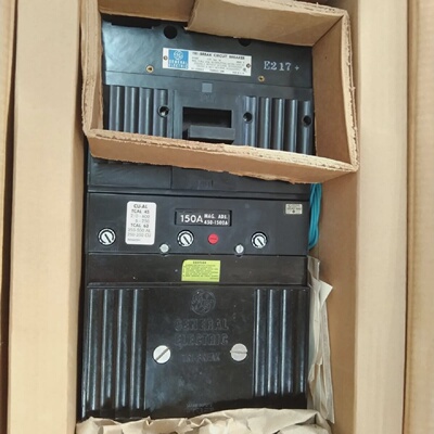 Neu GE Tri Bremse Schutzschalter TB43F 3 Pol 150 Amp 600 Unt