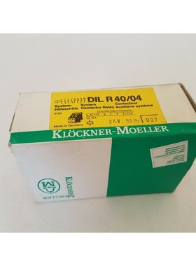 Kl?ckner Moeller Hilfsschütz DILR40/04 24V AC Neu in OVP