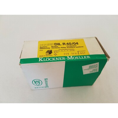 Kl?ckner Moeller Hilfsschütz DILR40/04 24V AC Neu in OVP