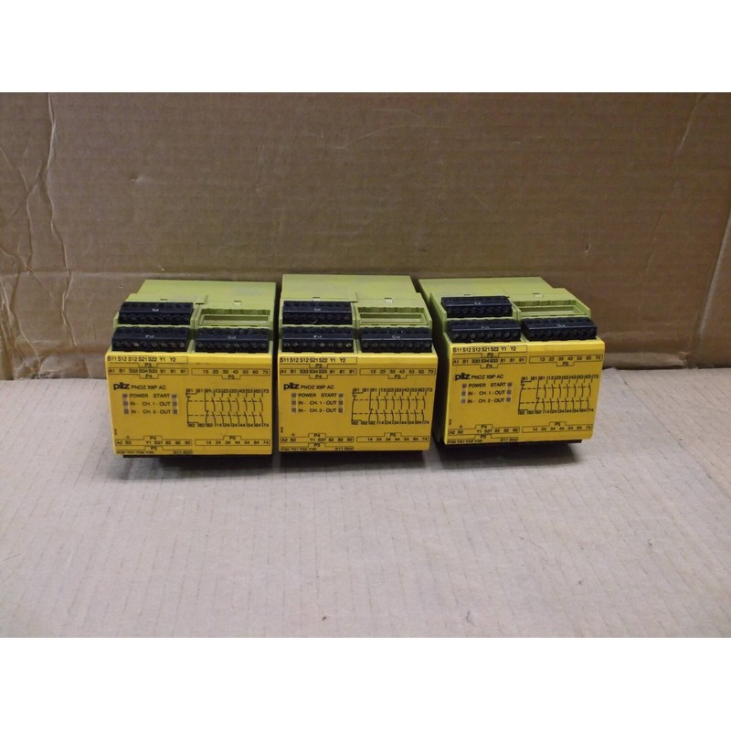 PNOZ X9P 24VDC 100-240VACDC 7no Pilz Sécurité Relais 77760