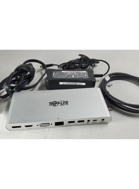 Tripplite U442DOCK4S Usbc 扩展坞带 Usb 集线器 Hdmi VGA u442d