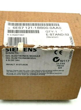 8x Siemens SIMATIC SC | 6ES7 121-1BB00-0AA0 | E:02 | 6ES7121