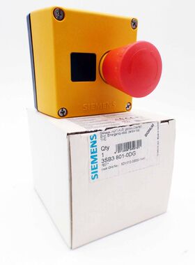 Siemens 3SB3 801-0DG E-Stand: 01 NOT-AUS-Schalter -unused/OV