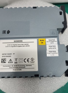 西门子 SICAM A8000 DI-8110 数字输入模块,二手,印度+97234