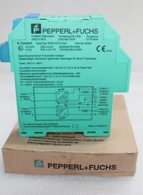 PEPPERLFUCHS KFD2STC4Ex2 SMART TRANSMITTER POWER SUPPLY PN42