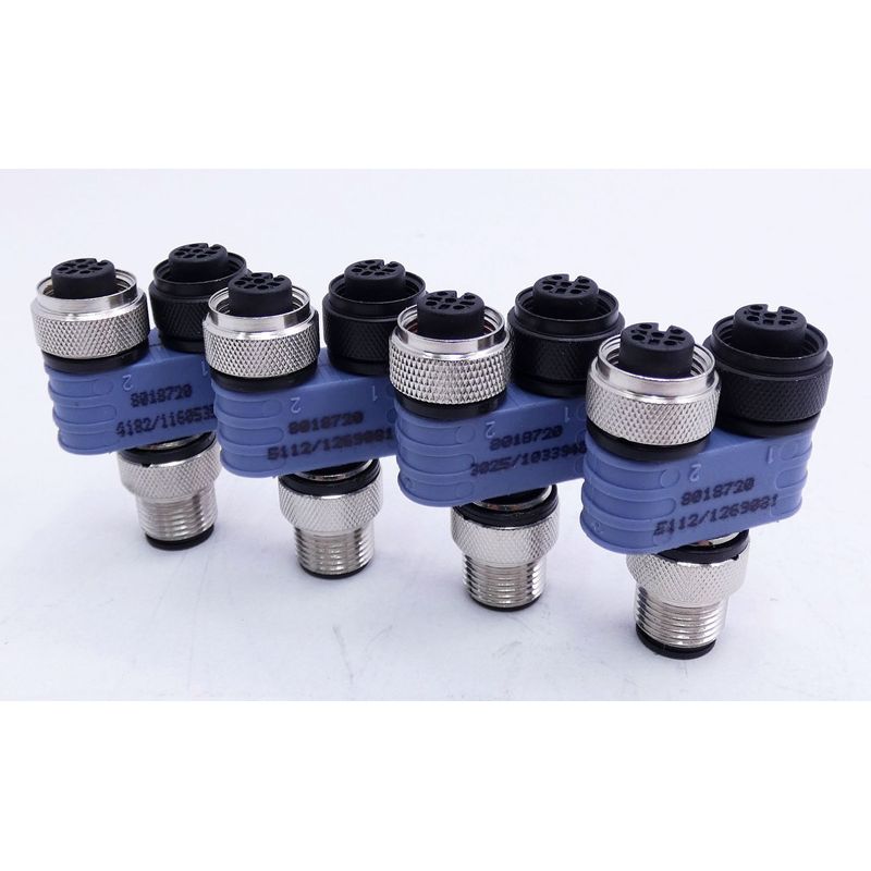 4x Escha 8018720 FSM5-2FKM5.4/S55 Y-Verteiler / Y distributo