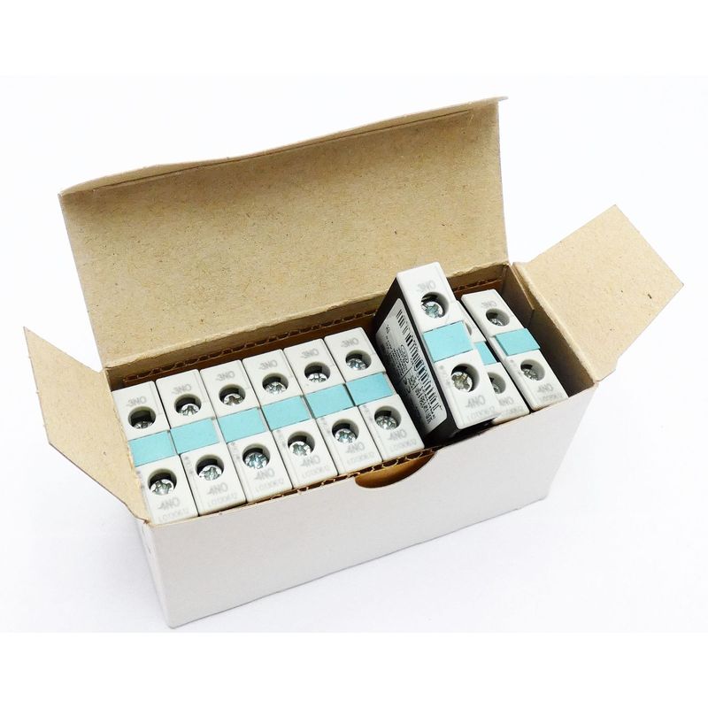 9x Siemens 3RH1921-1CA10 E:06 1S/ 1NO Hilfsschalterblock / S