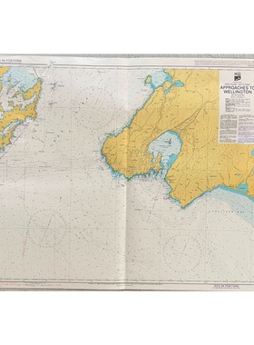 Admiralty NZ 463 North Island South Coast Approaches Welling