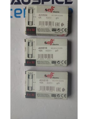 DF 电动保险丝 10A 400VAC 420510  16A 400V  5A 400V 批量 3 件