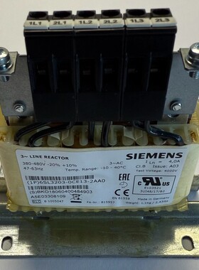 Siemens Netzdrossel / 3~ Line Reactor / 4,0 A / 6SL3203-0CE1