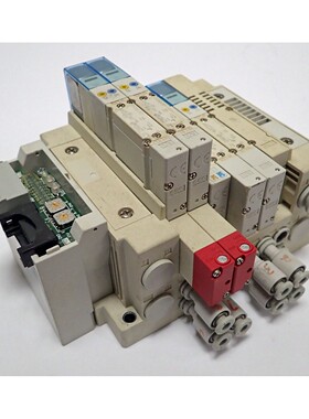 SMC EX120-SCM3 COMPONET PNP 24VDC PNUEMATIC VAE BLOCK + 5x