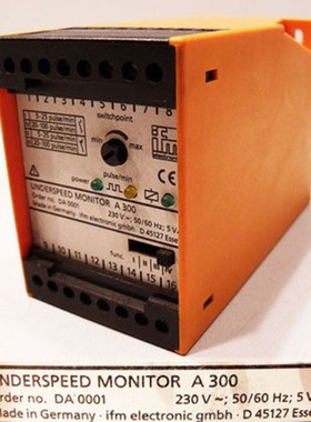 Ifm electronic Order Nr. DA 0001 Underspeed Monitor A 300 -u