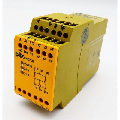 Pilz PNOZ X6 PNOZX6 774729 50-60Hz 24VDC/AC Sicherheitsschal