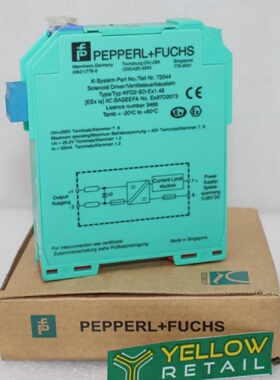 PEPPERLFUCHS KFD2SDEX1.48 POWER SWITCH AMPLIFIER PN 72044