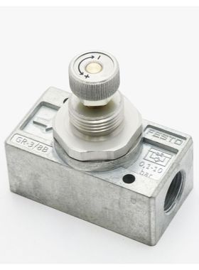 Festo 6308 GR-3/8-B GR3/8B Drossel-Rückschlagventil -unused