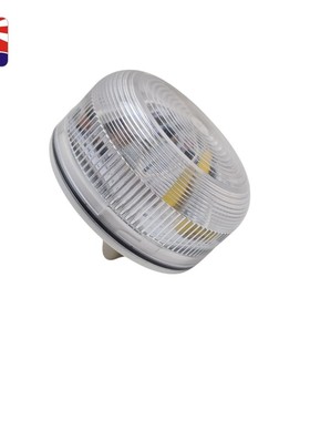 Klaxon Signale Niedrigprofil Blinklicht Wei? 12-24 Volt Typ