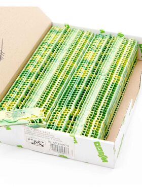 100x WAGO 2001-1407 60338573 1,5mm2 4-Leiter-Schutzleiterkle