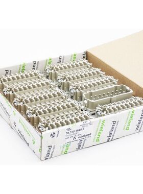 10x Wieland 70.310.1640.0 7031016400 600V 16A Steckereinsatz