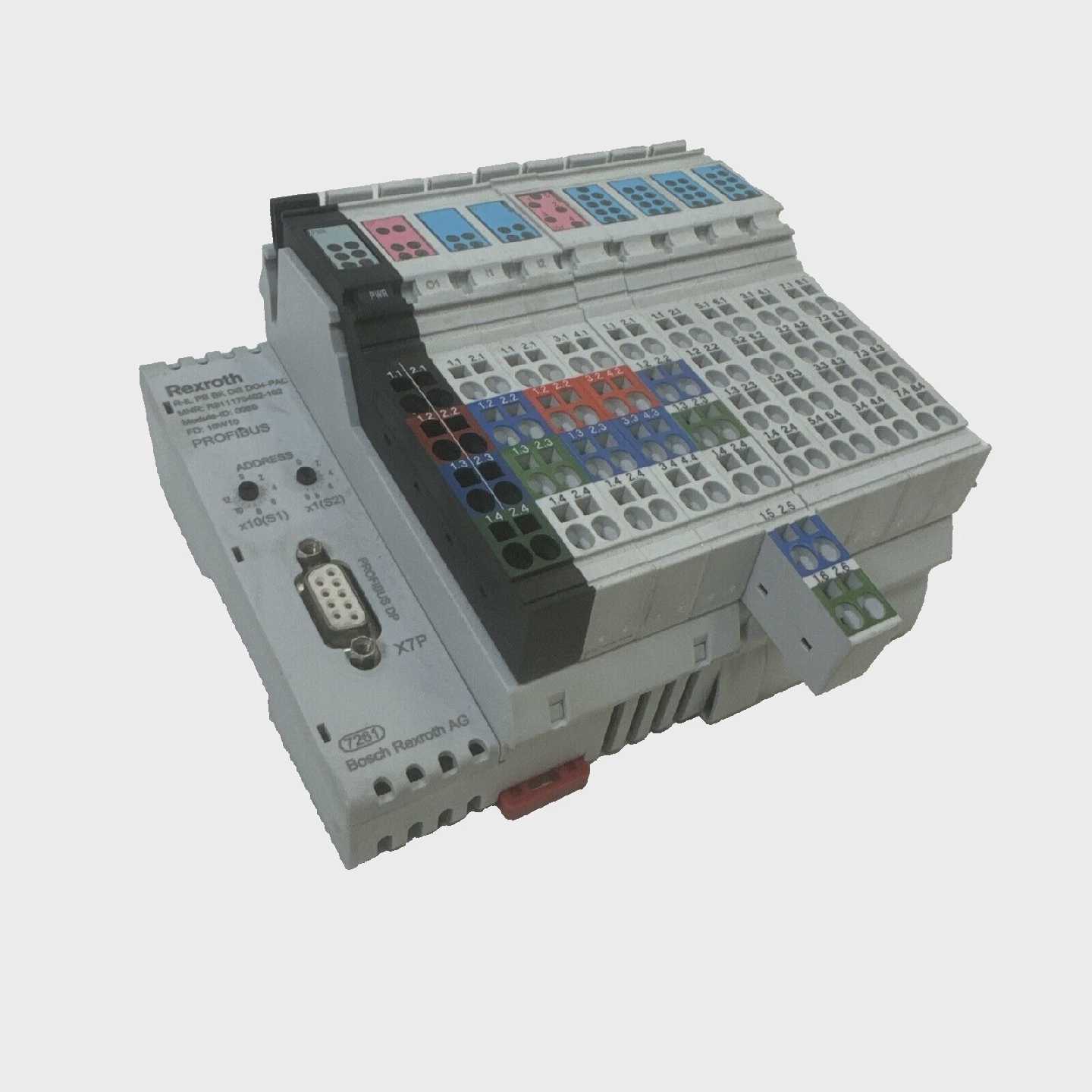 Rexroth RIL PB BK DI8 DO4CNPAC plus 5 Klemmen Profibus Modul - 实物图