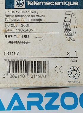 1pc New Telemecanique RE7TL11BU On Delay Time Relay
