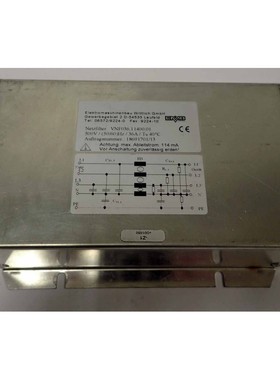 ELEKTROMASCHINENBAU EMB NETZFILTER VNF036.11400.01 500V/(50/