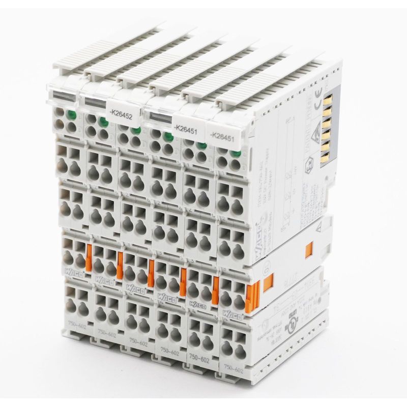 6x WAGO 750-602 750602 24VDC 0,08-2,5mm2 Potentialeinspeisek