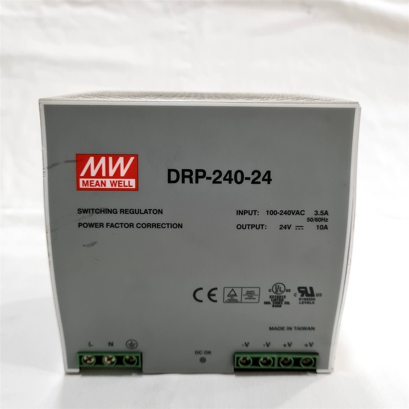 Meanwell DRP-240-24 Schiene Halterung Power Versorgung. Leis