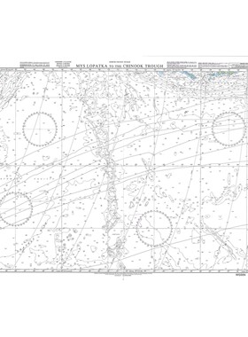 Admiralty 4522 North Pacific Ocean Mys Lopatka Chinook Troug