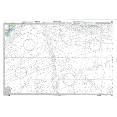 Admiralty 4522 North Pacific Ocean Mys Lopatka Chinook Troug