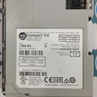Allen Bradley 1769IF8  einer Kompakten Logix 8Ch Analog Span