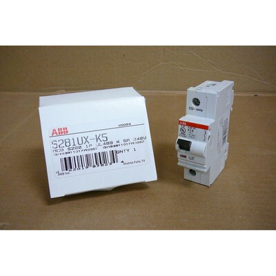 S281UX-K5 ABB Neu In Der Box 5A Schutzschalter S281UXK5