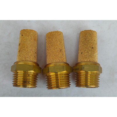 SINTERED BRONZE EXHAUST SILENCER G12 批量 3 件