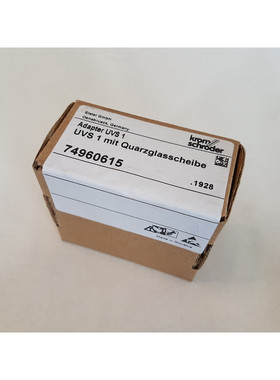 Kromschr?der Adapter UVS 1 mit Quarzglasscheibe 74960615 Neu