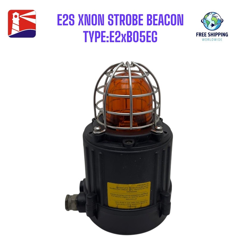 e2s E2xB05EG Amber Xenon Strobe Beacon 24 Volts DC. Demko AT