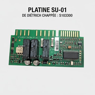 Platine SU-01 - DE DIETRICH CHAPPEE : S103300