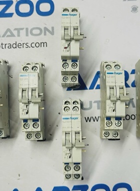 Packung 6 Neu HAGER CZ001 6A 230440V AC Auxilary Kontakt 1C1