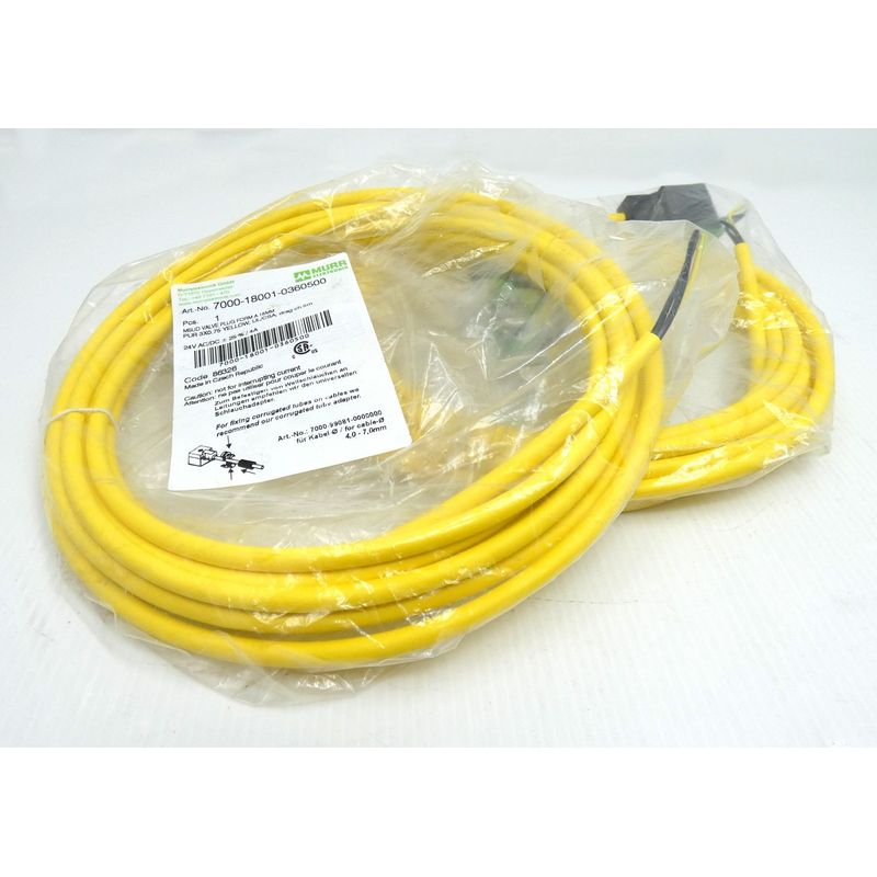 2x Murr Elektronik 7000-18001-0360500 MSU Valve Plug -unused