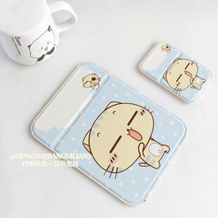 星星小猫折叠镜翻盖式桌面立式化妆镜大小号防摔补妆镜便捷外出