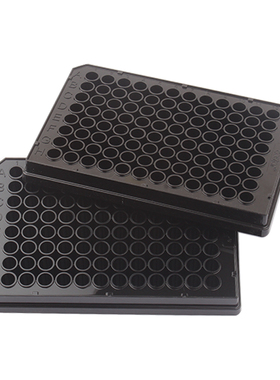 授权经销商 康宁3915  96孔黑色酶标板 平底PS材质未处理表面无盖 未灭菌Costar 25片/盒