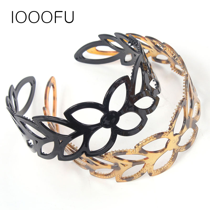 宽发箍树脂亚克力日韩带齿无痕