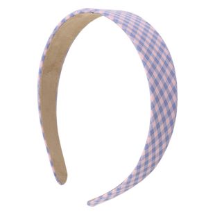 jk发饰品格纹发箍制服面料头箍bm女孩学院风头饰布艺压发格子配饰