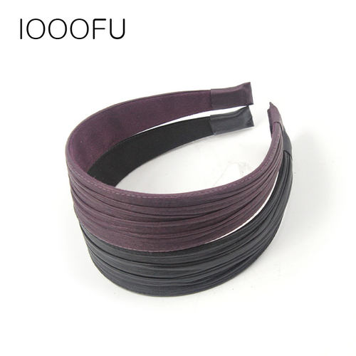 宽发箍布艺褶皱韩国进口通勤百搭