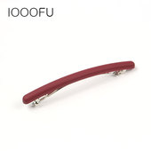 条形顶夹发卡 马尾夹横夹 刘海细边长款 韩国小号发夹 ins纯色边夹