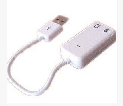 笔记本USB7.1 带线声卡外置独立带线 免驱支持win7 win8 声卡批发 - 封面