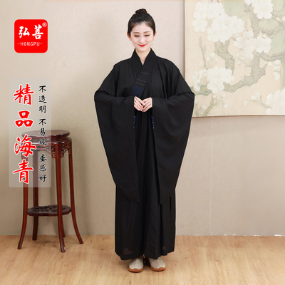 高档多丽丝海青女禅修不易皱