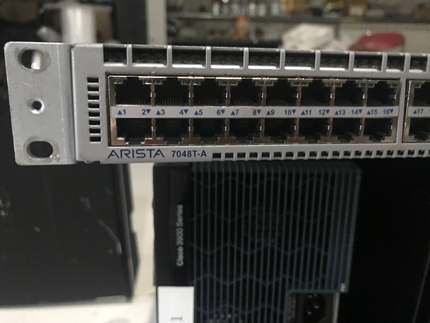 原装ARISTA 7048T-A 交换机 48口千兆电口 4SFP+万兆北京现货双电