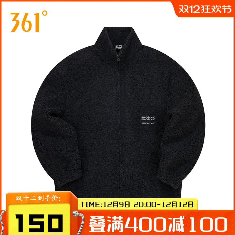361 양털 재킷 남성 신작 겨울 캐주얼 전 경기 가디건 따뜻한 스웨터 양털 커플 스타일